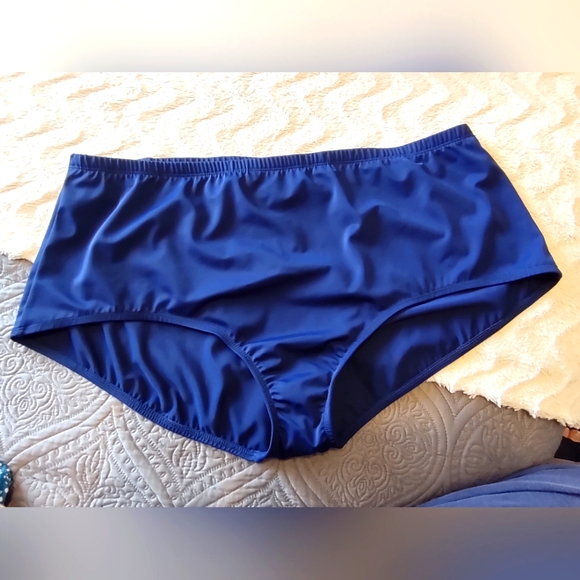 Maxine of Hollywood Navy Blue Swim Bottoms/Briefs  Size 24W Never Worn - Picture 2 of 5